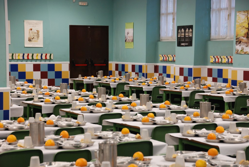 Comedor del Colegio Menéndez Pelayo