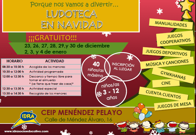 Ludoteca en Navidad
