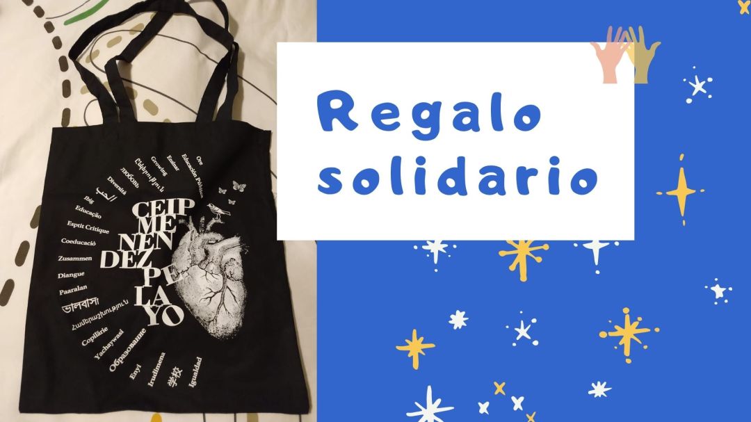 Regalo solidario: bolsa de tela