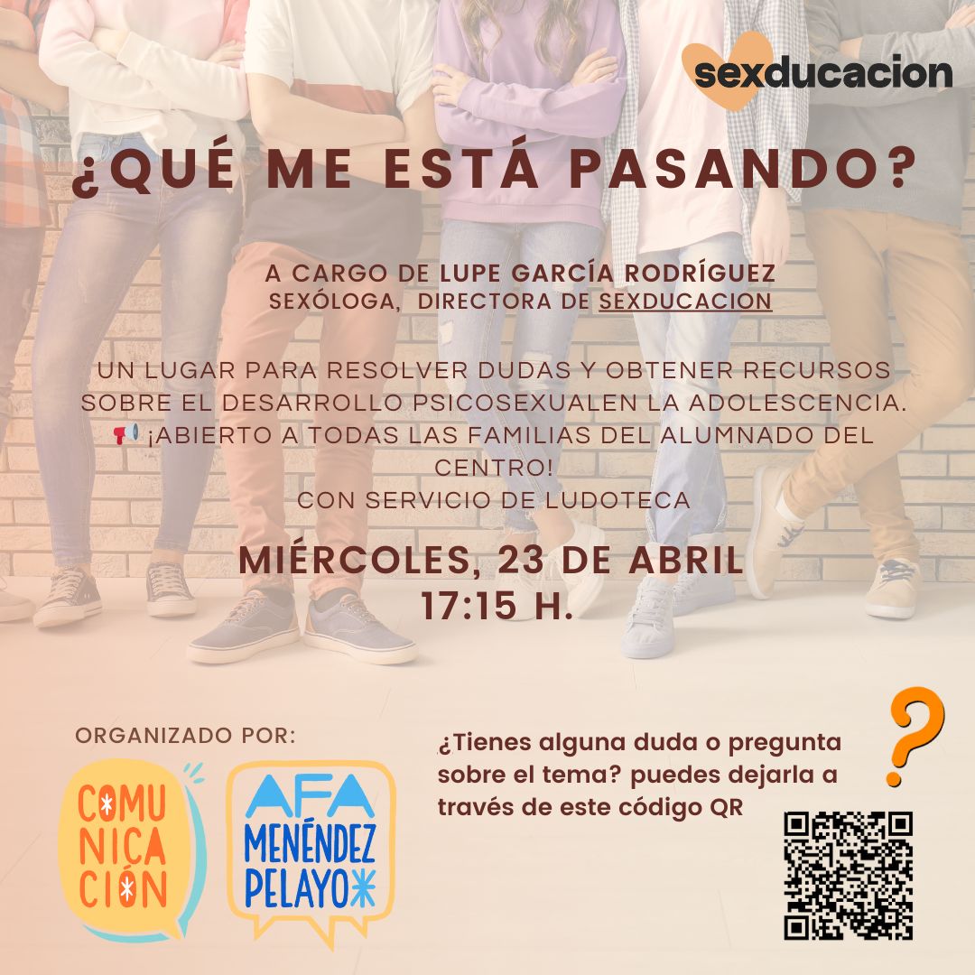 Charla educación sexual preadolescencia