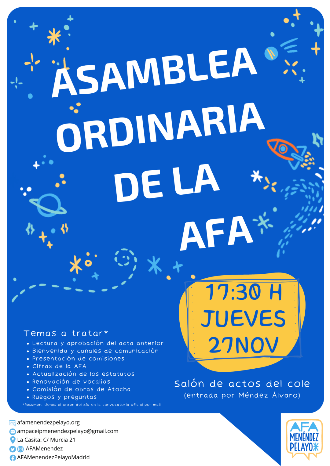 Asamblea AFA 27N